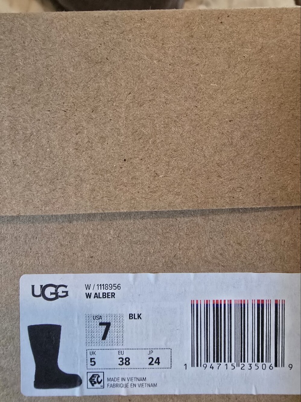 UGG W Alber Mid-Calf Black Women's Boots